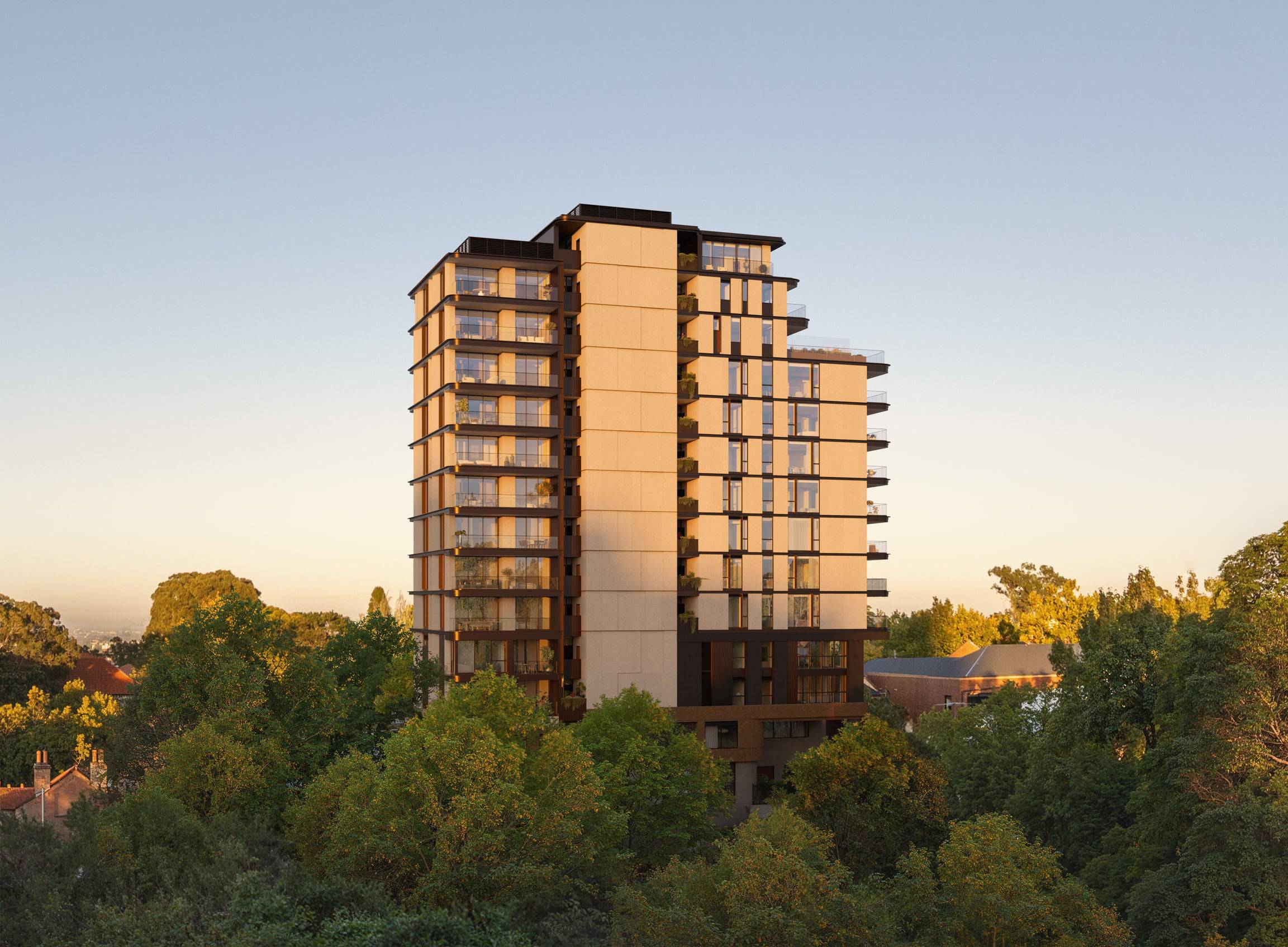 No.1 Church Lane residences exterior