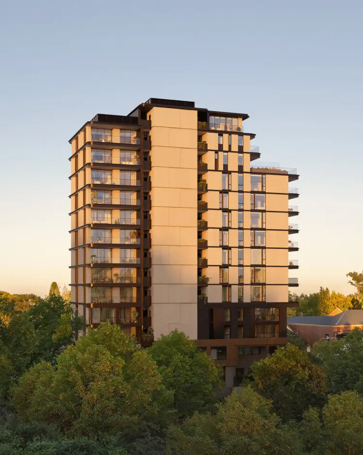 No.1 Church Lane residences exterior